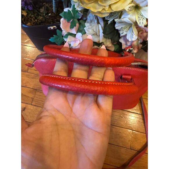 AS IS DOONEY AND BOURKE MADELINE PEBBLE LEATHER ZIP AROUND TOTE BAG (pu1100 - Picture 5 of 10